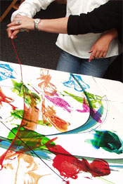 farbenreich Farbexperimente/freies Malen